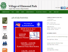 Tablet Screenshot of elmwoodpark.org